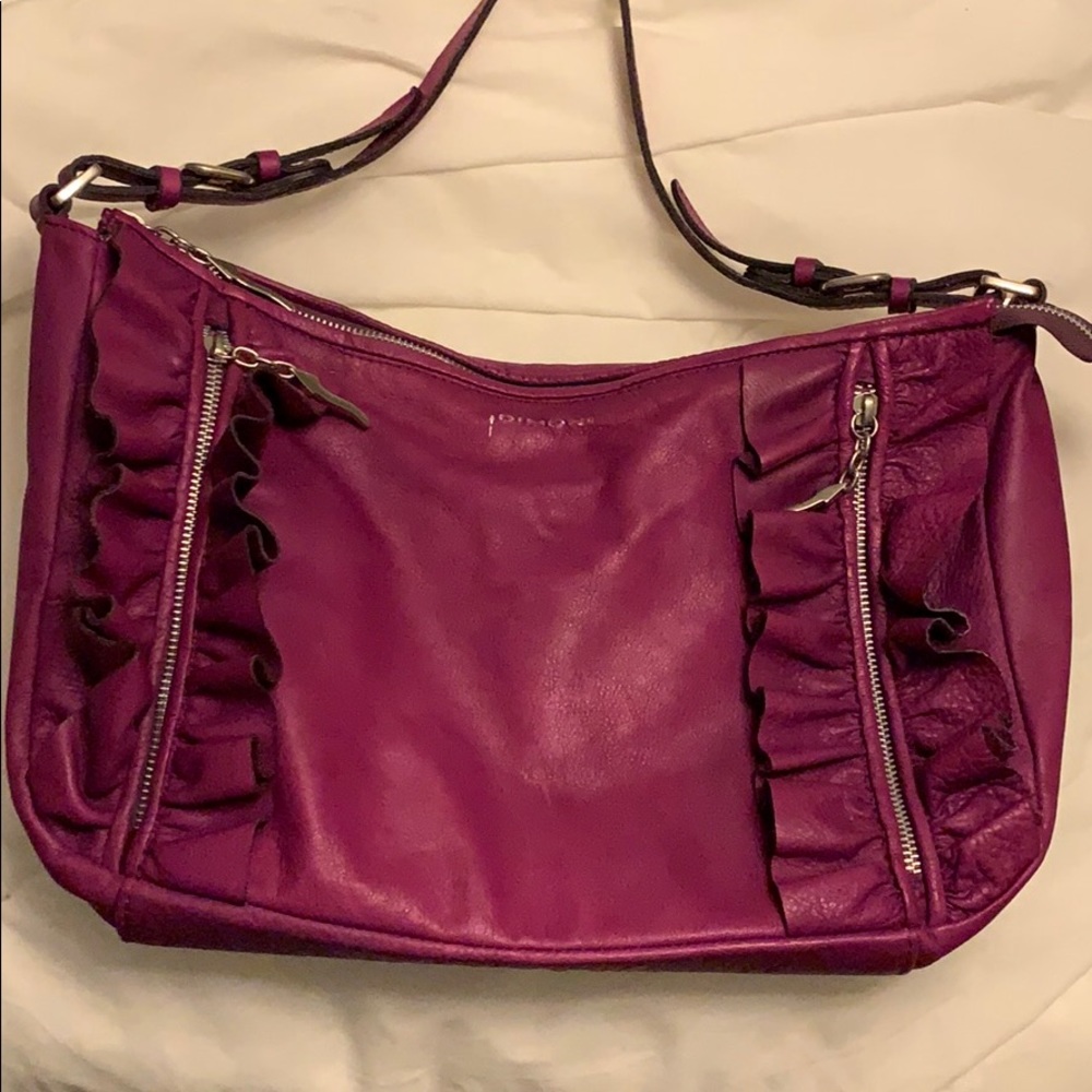 Dimoni fuschia shoulder purse